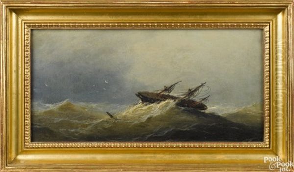 Shipwreck Oil Painting by James Hamilton