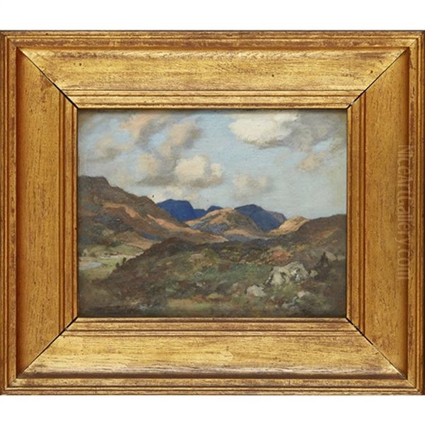 Near Crianlarich - 1920 Oil Painting by James Whitelaw Hamilton