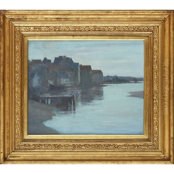 Evening Calm Oil Painting by James Whitelaw Hamilton