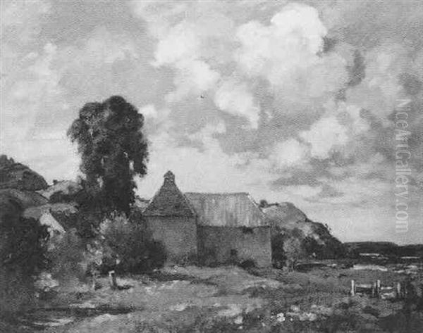 The Mill, Wooler Haugh Oil Painting by James Whitelaw Hamilton