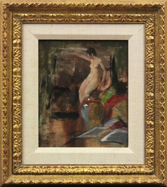 Study Of A Nude by John McClure Hamilton