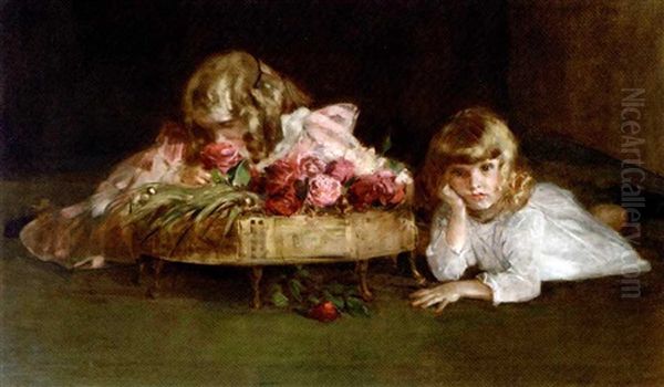 The Young Roses Oil Painting by John McClure Hamilton