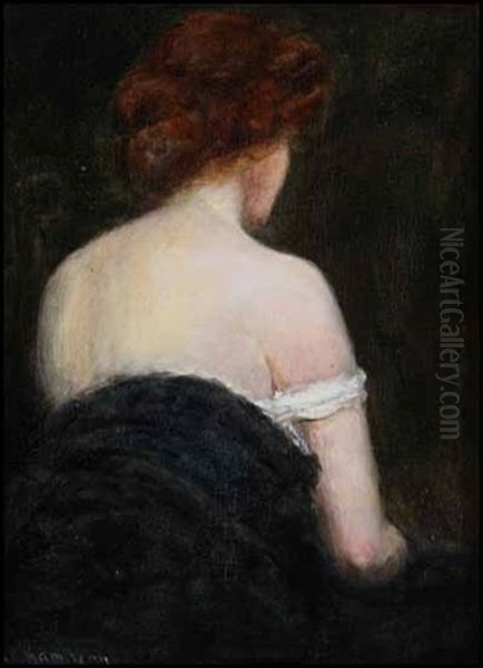 Opalescent Shoulders Oil Painting by Mary Ritter Hamilton