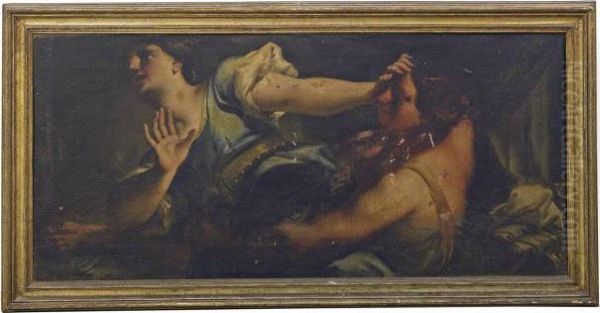 Tarquin And Lucretia Oil Painting by Antonio Balestra