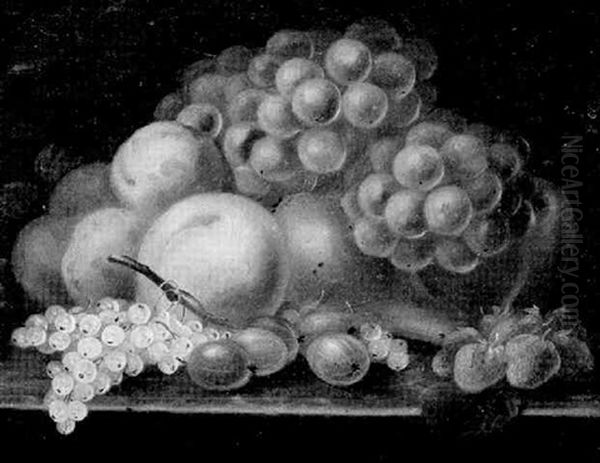 Still Life Of Fruit by William Hammer