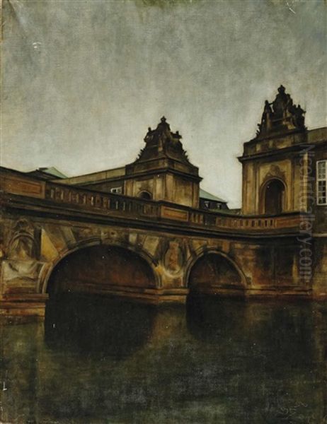 Christian's Borg Palast, Kopenhagen Oil Painting by Svend Hammershoi