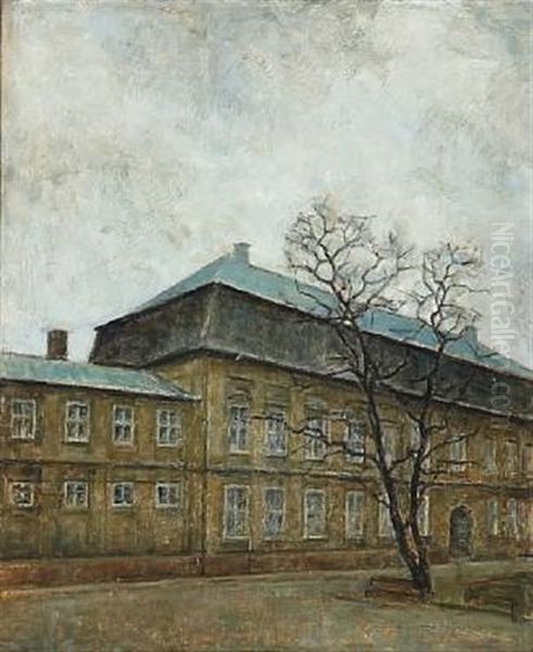 From Christiansborg Palace In Copenhagen Oil Painting by Svend Hammershoi