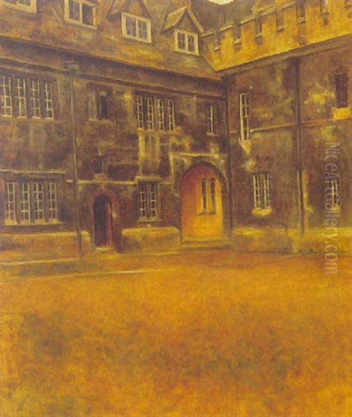 Oxford Motiv Oil Painting by Svend Hammershoi