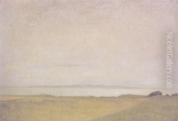 Fra Nakkehoved Strand, Sommer Oil Painting by Vilhelm Hammershoi