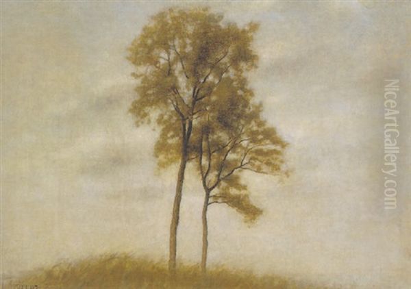 Unge Ege Oil Painting by Vilhelm Hammershoi