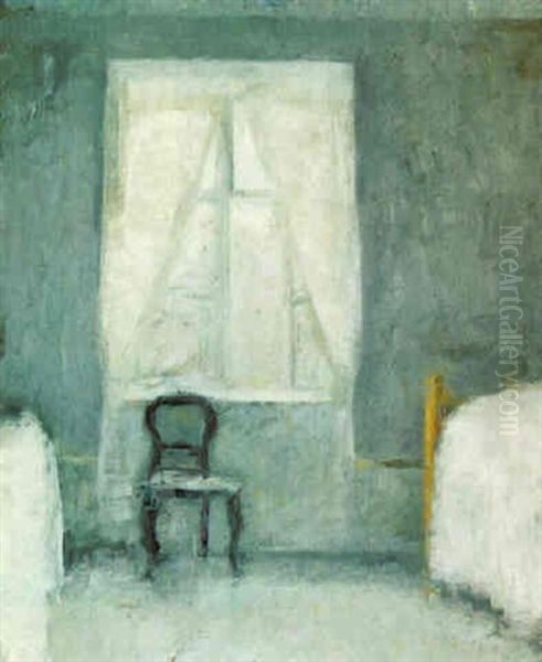 The Bedroom Window Oil Painting by Vilhelm Hammershoi