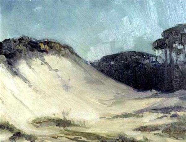 Moonlight, Carmel Dunes Oil Painting by Arthur J. Hammond