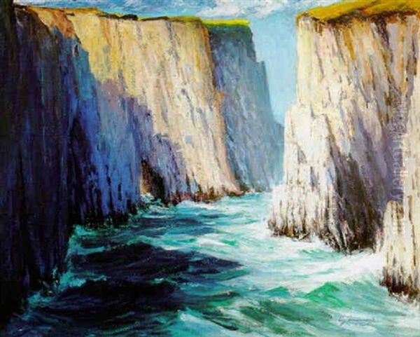 Big Sur Oil Painting by Arthur J. Hammond