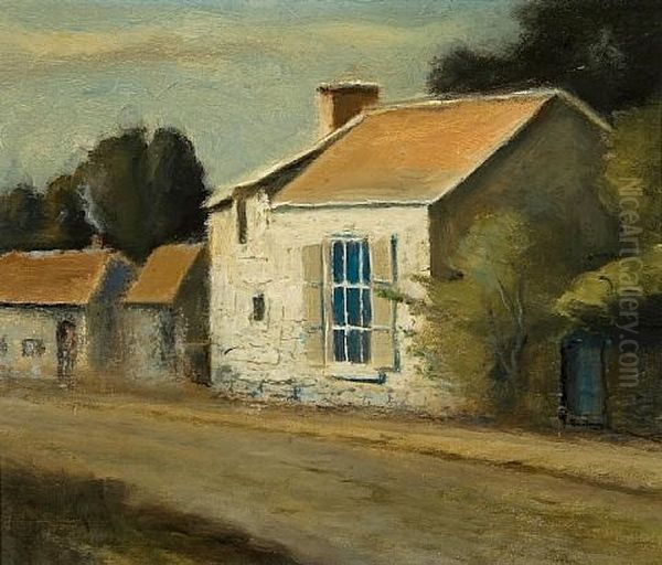 Francois Millet's Studio At Barbizon, France Oil Painting by John A. Hammond