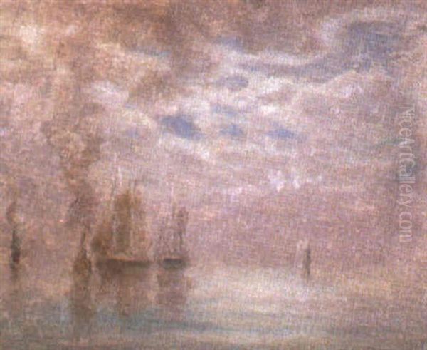 Ocean Mists, St. John N.b. Oil Painting by John A. Hammond