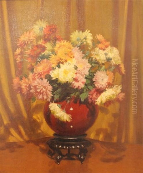 Still Life Oil Painting by Carl Hampel