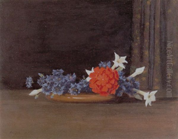 Still Life Oil Painting by Carl Hampel