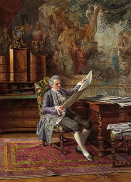 Der Kunstliebhaber by Johann Hamza