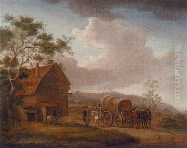 At The Tavern Oil Painting by Thomas Hand