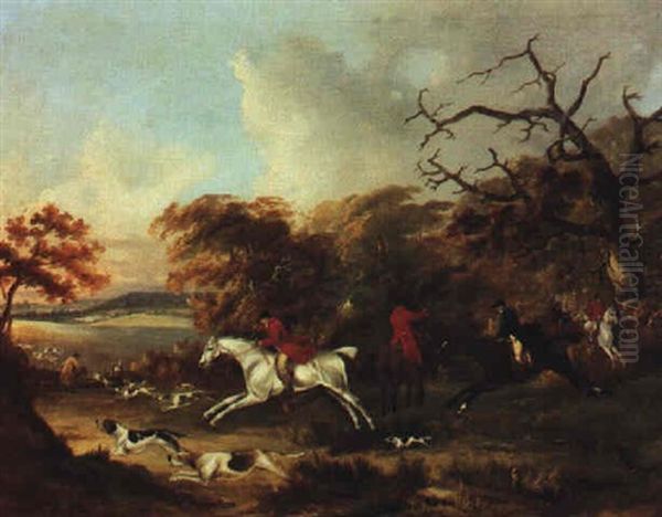 Dick Knight And The Pytchelley Hunt Oil Painting by Thomas Hand