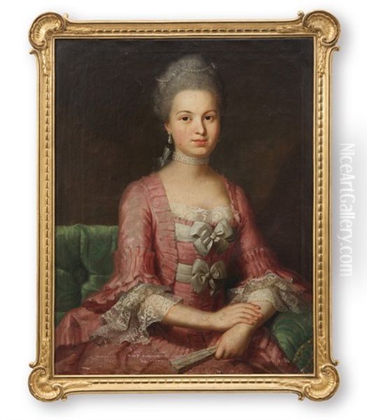 Bildnis Der Marianna Susanna Wurstemberger Oil Painting by Emanuel Handmann