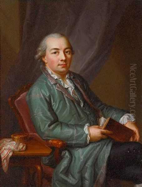 Bildnis Des Johannes Jenner Oil Painting by Emmanuel Jakob Handmann