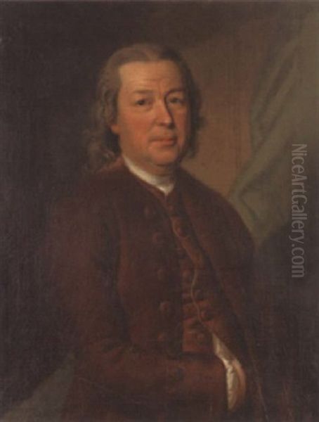 Portrat Von Albrecht Neeser Oil Painting by Emmanuel Jakob Handmann