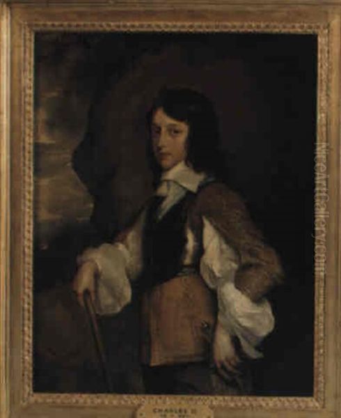 Portrait Of Henry Stuart, Duke Of Gloucester, As A Boy Oil Painting by Adriaen Hanneman