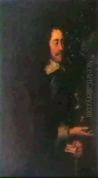 Bildnis Konig Charles I Oil Painting by Adriaen Hanneman