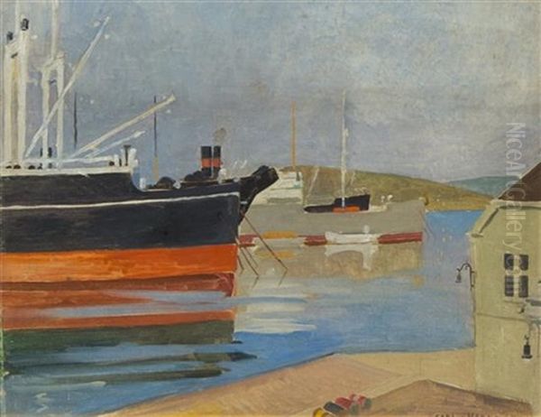 Harbor Scene, 1947 by Carl Von Hanno