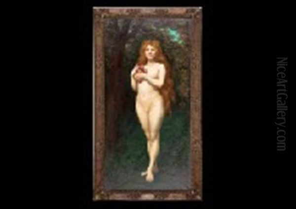 Eve Moderne Oil Painting by Jules Armand Hanriot