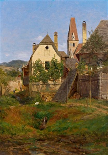 Motiv Aus Deutsch Altenburg Oil Painting by Anton Hansch