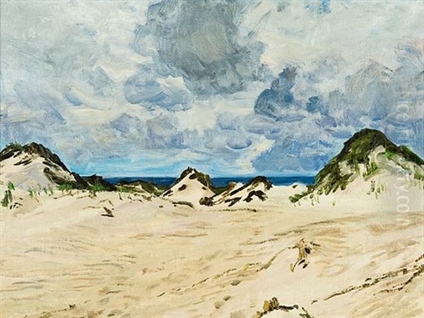 Dunen Auf Sylt Oil Painting by Johannes Haensch