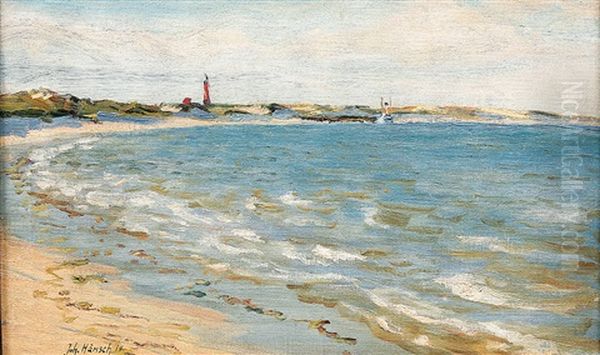 Strandlanschaft Auf Sylt Oil Painting by Johannes Haensch