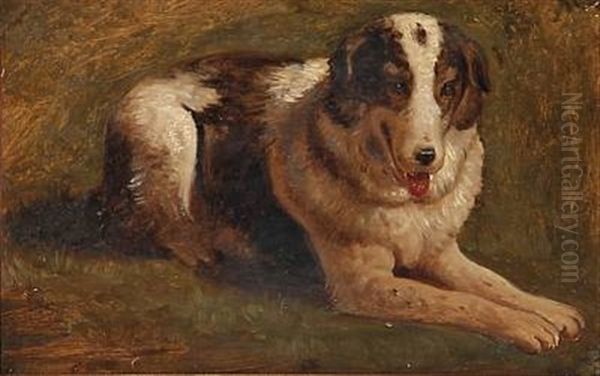 En Hyrdehund Fra Paestum Oil Painting by Constantin (Carl Christian Constantin) Hansen