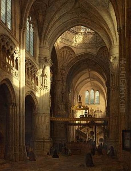 Parti I St. Esteban I Burgos Oil Painting by Heinrich Hansen