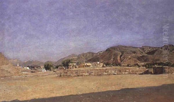 Foro Triangolare, Pompei Oil Painting by Josef Theodor Hansen