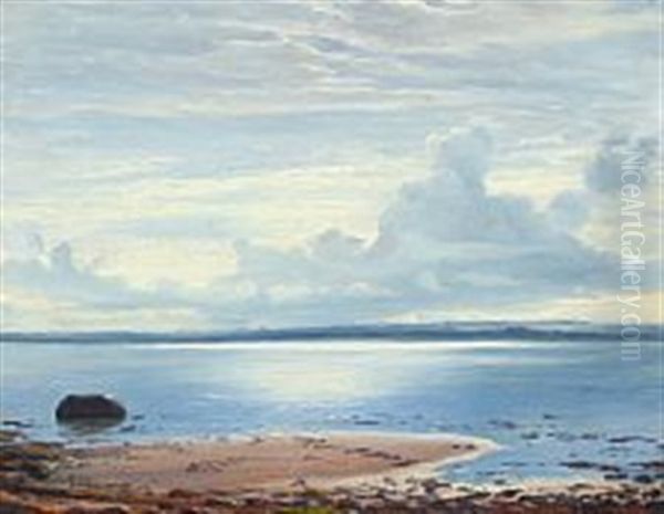 Seascape Oil Painting by Sigvard Marius Hansen