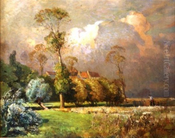 Paysage Oil Painting by Alexei Vasilievitch Hanzen