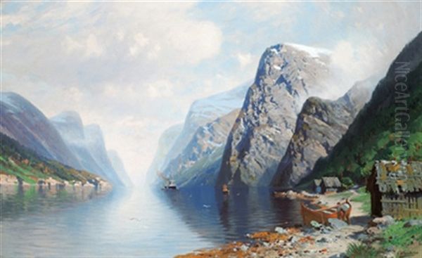 Fjordpartie by Johannes Harders