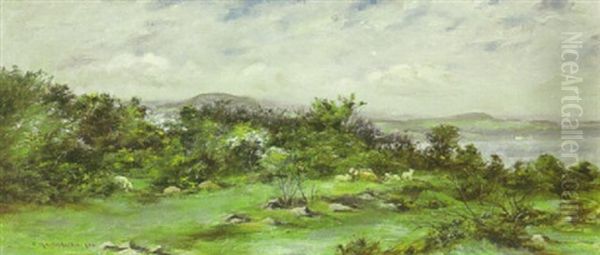 A Coastal View Of The Western Isles Oil Painting by Charles Martin Hardie