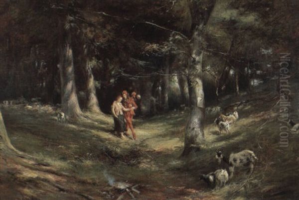 The Forest Of Arden Oil Painting by Charles Martin Hardie