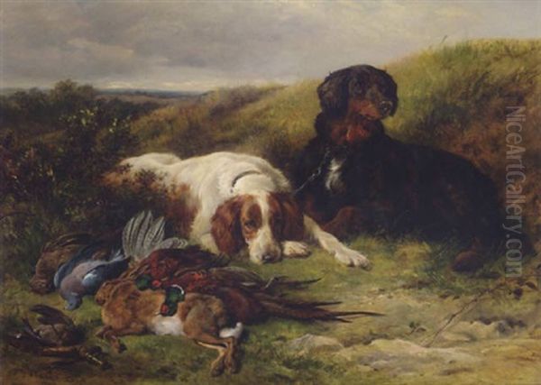 On The Moors Oil Painting by James Hardy Jr.