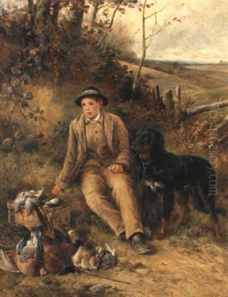 The Keeper's Boy Oil Painting by James Hardy Jr.