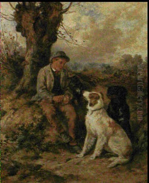 Good Companions Oil Painting by James Hardy Jr.