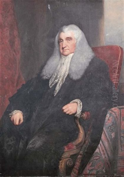 Portrait Of Sir William Scott, Lord Stowell (after William Owen) Oil Painting by Dorofield Hardy