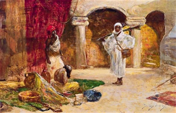 Orientalische Szene Oil Painting by Dudley Hardy