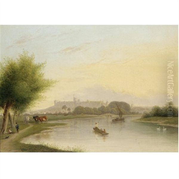 Views Of Windsor (pair) by George Hardy