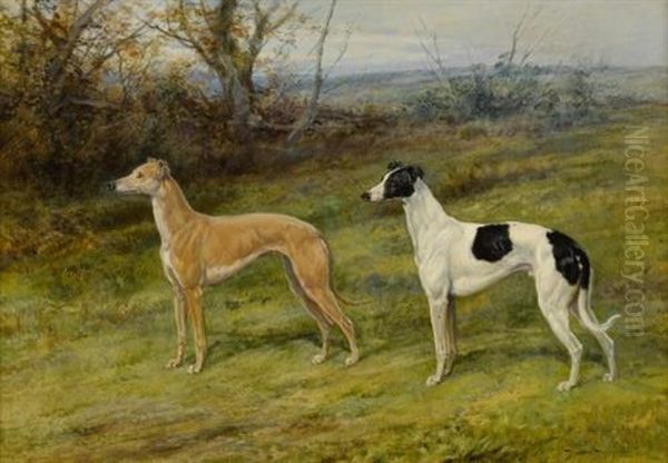 Fellow From Wales And Silvery Sand Oil Painting by Heywood Hardy