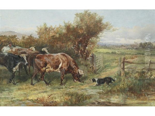 The Standoff Oil Painting by Heywood Hardy